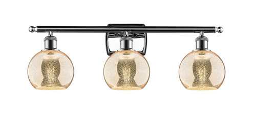 Ballston Three Light Bath Vanity in Polished Chrome (405|516-3W-PC-G128-6)