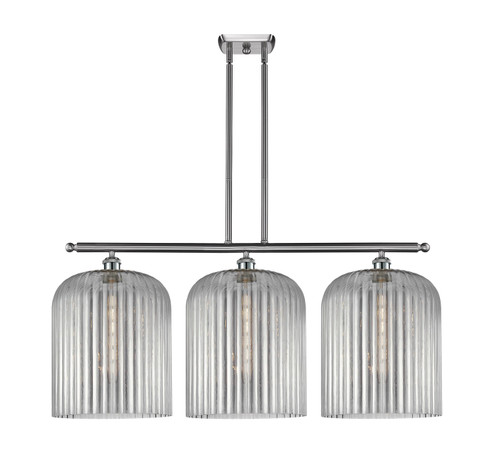 Ballston Three Light Island Pendant in Brushed Satin Nickel (405|516-3I-SN-G559-12SM)