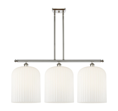 Ballston Three Light Island Pendant in Polished Nickel (405|516-3I-PN-G559-12GWH)
