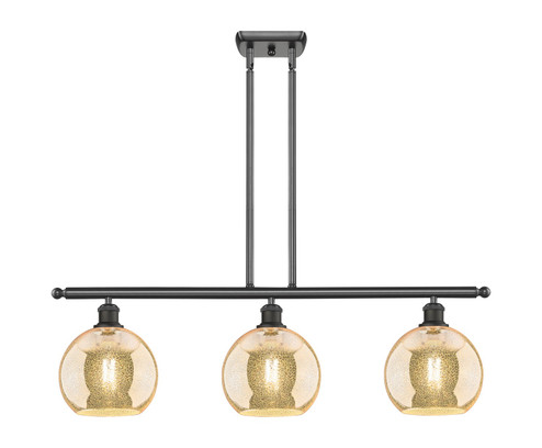 Ballston Three Light Island Pendant in Oil Rubbed Bronze (405|516-3I-OB-G128-8)
