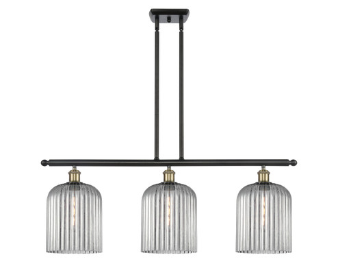Ballston Three Light Island Pendant in Black Antique Brass (405|516-3I-BAB-G559-8SM)