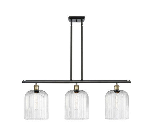 Ballston Three Light Island Pendant in Black Antique Brass (405|516-3I-BAB-G559-8SDY)