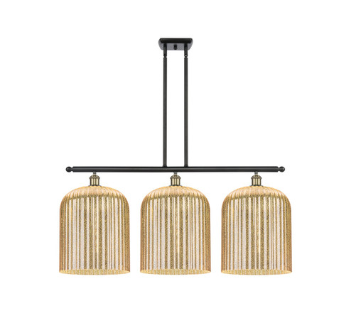 Ballston Three Light Island Pendant in Black Antique Brass (405|516-3I-BAB-G559-12ME)