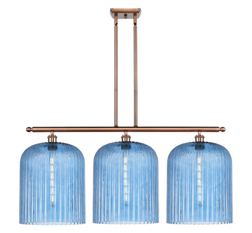 Ballston Three Light Island Pendant in Antique Copper (405|516-3I-AC-G559-12BL)