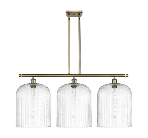 Ballston Three Light Island Pendant in Antique Brass (405|516-3I-AB-G559-12SDY)
