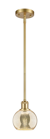Ballston One Light Mini Pendant in Satin Gold (405|516-1S-SG-G128-6)