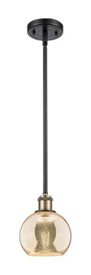 Ballston One Light Mini Pendant in Black Antique Brass (405|516-1S-BAB-G128-6)