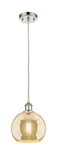 Ballston One Light Mini Pendant in Polished Nickel (405|516-1P-PN-G128-8)