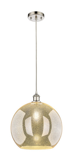 Ballston One Light Pendant in Polished Nickel (405|516-1P-PN-G128-14)