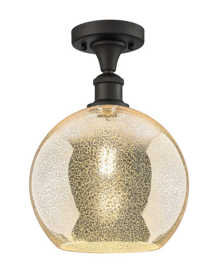 Ballston One Light Semi-Flush Mount in Oil Rubbed Bronze (405|516-1C-OB-G128-10)