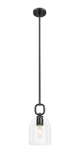 Downtown Urban One Light Mini Pendant in Matte Black (405|485-1S-BK-G487-6CL)