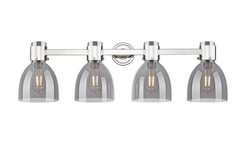 Downtown Urban Four Light Bath Vanity in Polished Nickel (405|464-4W-PN-G464D-7SM)