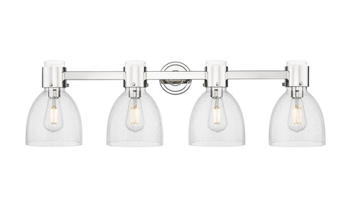 Downtown Urban Four Light Bath Vanity in Polished Nickel (405|464-4W-PN-G464D-7SDY)