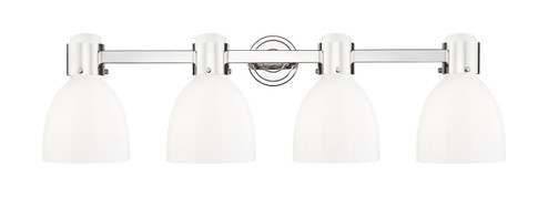 Downtown Urban Four Light Bath Vanity in Polished Nickel (405|464-4W-PN-G464D-7GW)