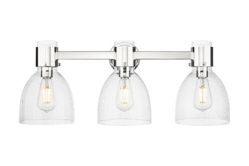 Downtown Urban Three Light Bath Vanity in Polished Nickel (405|464-3W-PN-G464D-7SDY)