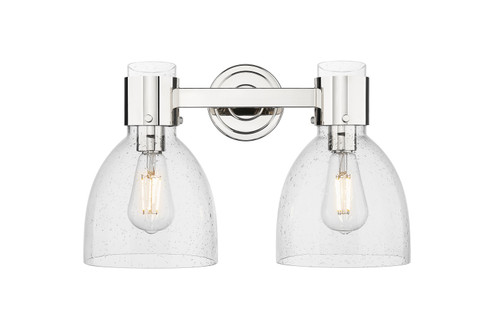 Downtown Urban Two Light Bath Vanity in Polished Nickel (405|464-2W-PN-G464D-7SDY)