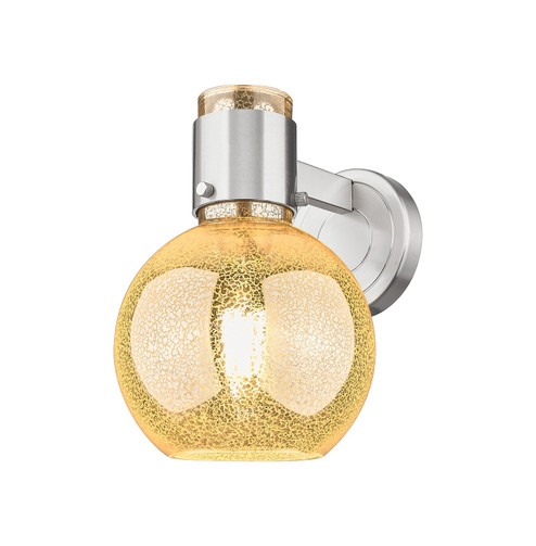 Downtown Urban One Light Wall Sconce in Brushed Satin Nickel (405|464-1W-SN-G464B-7ME)