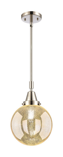 Caden One Light Mini Pendant in Polished Nickel (405|447-1S-PN-G208-8)