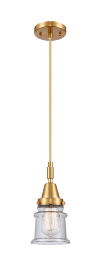 Caden One Light Mini Pendant in Satin Gold (405|447-1P-SG-G184S)