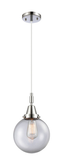 Caden One Light Mini Pendant in Polished Chrome (405|447-1P-PC-G202-8)