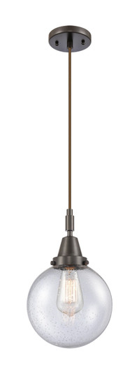 Caden One Light Mini Pendant in Oil Rubbed Bronze (405|447-1P-OB-G204-8)