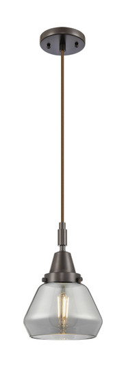 Caden One Light Mini Pendant in Oil Rubbed Bronze (405|447-1P-OB-G173)
