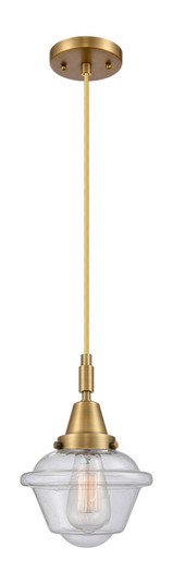 Caden One Light Mini Pendant in Brushed Brass (405|447-1P-BB-G534)