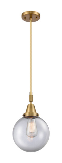 Caden One Light Mini Pendant in Brushed Brass (405|447-1P-BB-G202-8)