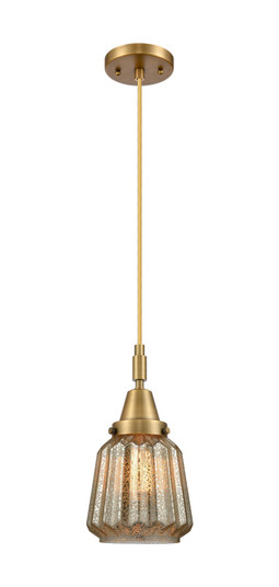 Caden One Light Mini Pendant in Brushed Brass (405|447-1P-BB-G146)