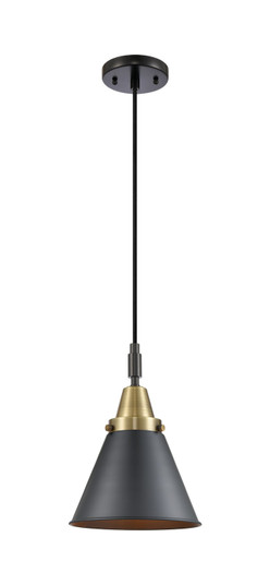 Caden One Light Mini Pendant in Black Antique Brass (405|447-1P-BAB-M13-BK)