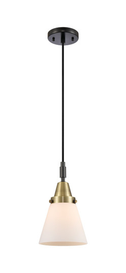 Caden One Light Mini Pendant in Black Antique Brass (405|447-1P-BAB-G61)