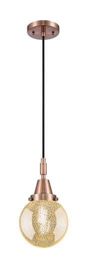 Caden One Light Mini Pendant in Antique Copper (405|447-1P-AC-G208-6)