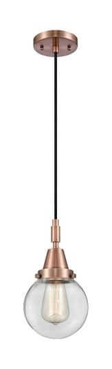 Caden One Light Mini Pendant in Antique Copper (405|447-1P-AC-G202-6)