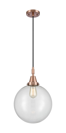 Caden One Light Mini Pendant in Antique Copper (405|447-1P-AC-G202-12)
