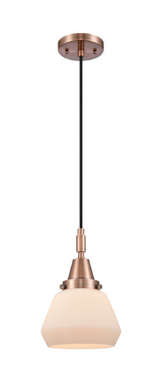 Caden One Light Mini Pendant in Antique Copper (405|447-1P-AC-G171)