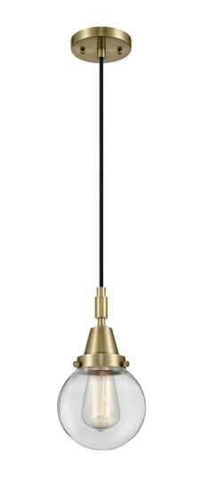 Caden One Light Mini Pendant in Antique Brass (405|447-1P-AB-G202-6)