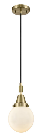Caden One Light Mini Pendant in Antique Brass (405|447-1P-AB-G201-6)