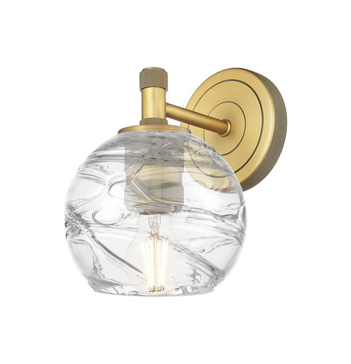 Downtown Urban One Light Wall Sconce in Brushed Brass (405|434-1W-BB-G1213-6CL)