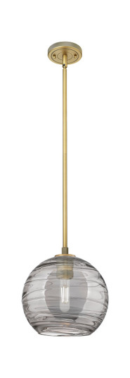 Downtown Urban One Light Pendant in Brushed Brass (405|434-1S-BB-G1213-10SM)