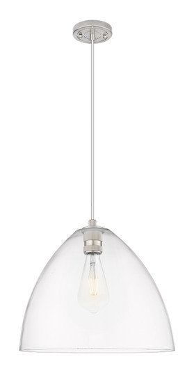 Downtown Urban One Light Pendant in Satin Nickel (405|434-1P-SN-GBD-162)