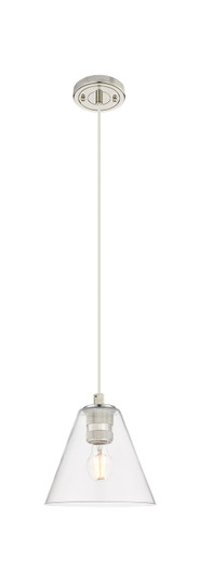Downtown Urban One Light Pendant in Satin Nickel (405|434-1P-SN-GBC-82)
