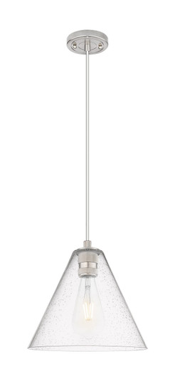 Downtown Urban One Light Pendant in Satin Nickel (405|434-1P-SN-GBC-124)