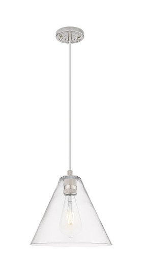 Downtown Urban One Light Pendant in Satin Nickel (405|434-1P-SN-GBC-122)