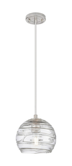 Downtown Urban One Light Pendant in Satin Nickel (405|434-1P-SN-G1213-8CL)