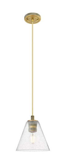 Downtown Urban One Light Pendant in Brushed Brass (405|434-1P-BB-GBC-84)