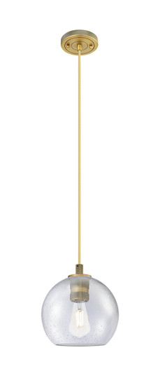 Downtown Urban One Light Pendant in Brushed Brass (405|434-1P-BB-G124-8)