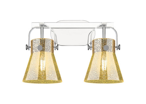Downtown Urban Two Light Bath Vanity in Polished Chrome (405|423-2W-PC-G411-6ME)