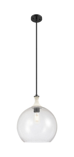 Ballston One Light Pendant in Matte Black (405|415-1SR-BK-G124-14)