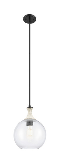 Ballston One Light Pendant in Matte Black (405|415-1SR-BK-G122-10)