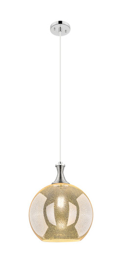 Ballston One Light Mini Pendant in Polished Nickel (405|415-1P-PN-G128-12)